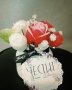 Кашпа с рози от глицеринов сапун. 🌹
, снимка 1 - Изкуствени цветя - 43338273