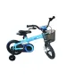Детски велосипед Dech, 12”, помощни колела, Син, снимка 1
