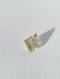 Уникален Топ Голям Фенси Шампанско Принцеса Мойсанит Диамант Moissanite Diamond 3+карата, снимка 12