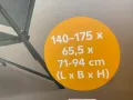 Сгъваем Шезлонг 175х65,5см. / Алуминиев Сгъваем Шезлонг до 110кг., снимка 5