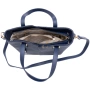 Класическа дамска чанта AMORE Aurora - Navy Blue, снимка 4