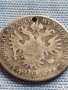 Сребърна монета 20 кройцера 1832г. Франц първи Виена Австрийска империя 13634, снимка 9