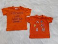 Тениски  6-9 месеца, снимка 1 - Бебешки блузки - 28993021