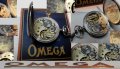 Рядък джобен часовник ОМЕГА сребро ниело OMEGA, снимка 12