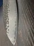 Кухненски нож от Дамаска стомана , снимка 7