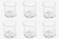 Комплект от деликатно стъкло,6 чаши и купа за лед с удобни щипки, снимка 4