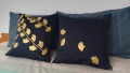 Ръчно рисувани декоративни калъфки от сатениран памук, снимка 18