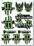 Стикери {MONSTER} Облепване , снимка 17