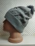 Дамска плетена шапка - мпш38, снимка 3