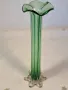 стъклена ваза зелено стъкло 25/3, снимка 3