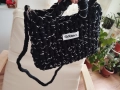 Черна плетена чанта , снимка 1