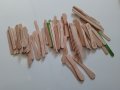 Дървени клечки - 78 броя, снимка 1