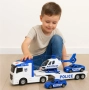 Автовоз с полицейски коли и хеликоптер, "City Police Transporter", снимка 3
