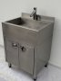 Шкаф с мивка неръждаема стомана + смесител, снимка 1 - Обзавеждане на кухня - 43879938