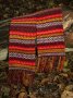 Перуански шал с вълна на алпака различни цветове, снимка 5