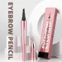 Нов Водоустойчив 3D Молив за Вежди с Микроблейдинг Ефект Дълготраен, снимка 6