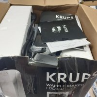 Krups Professional F DD9 5D гофретник, сребрист, черен, уред за белгийски вафли, снимка 4 - Гофретници - 37999183