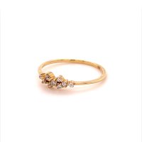 Златен дамски пръстен 1,07гр. размер:56 14кр. проба:585 модел:16577-3, снимка 2 - Пръстени - 40606121