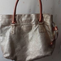 Уникат! Kate Spade. New York. Златна  Оригинална кожена чанта, снимка 5 - Чанти - 33274463