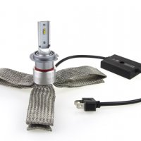 3000050967 Комплект LED Крушки за фар AMIO RS  H7 - 50W 7000 Lm + 200% по-ярка светлина, снимка 2 - Аксесоари и консумативи - 28341807