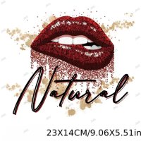 Топлообменен стикер за дамско облекло Nature Sex Lips, 4модела, снимка 2 - Други - 43297499