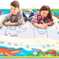Образователно рисувателно килимче в цветовете на дъгата с вода, снимка 2 - Образователни игри - 43722999