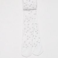 Нов бял детски чорапогащник Пеперудки, снимка 2 - Чорапи - 33115438