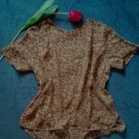 Ефирна блуза с животински принт🎀L р-р🎀 арт.058, снимка 2 - Туники - 26261027