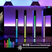 RGB LED Светлинен Еквалайзер Цветомузика Звукови пикапни светлини , снимка 6 - Еквалайзери - 37316855