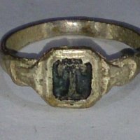 Старинен пръстен сачан ръчна изработка - 67361, снимка 2 - Антикварни и старинни предмети - 28993412