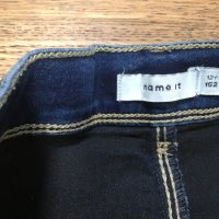 Детски ластични скини дънки Name it, размер 12 Y, 152, снимка 7 - Детски панталони и дънки - 43317030