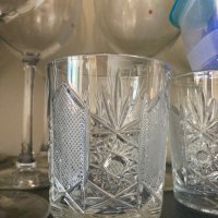 Кристални чаши, снимка 1 - Чаши - 43742249
