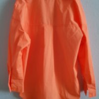 Oversize риза в неонов цвят с удължен гръб, снимка 3 - Ризи - 37775774