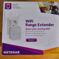 Репиатор Netgear WN1000RP, N300, WiFi Range Extender , снимка 3 - Мрежови адаптери - 32467575