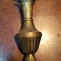Бронзова ваза от Индия ,23см., снимка 1 - Вази - 43956666