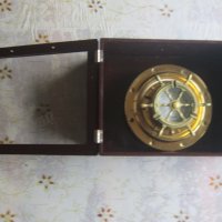 Уникален бронзов барометър рул във витрина , снимка 2 - Колекции - 36902468