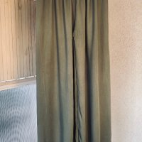 Красив панталон olive широки крачоли, снимка 6 - Панталони - 43638549
