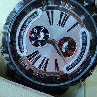 Мъжки луксозен часовник Roger Dubuis Excalibur  3 Time Zones Worldtimer, снимка 7 - Мъжки - 36762452