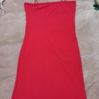 къса червена рокличка, снимка 1 - Рокли - 44113963