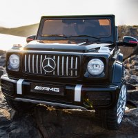 Акумулаторен джип Mercedes Benz G63 12V с меки гуми акумулаторни джипове, снимка 7 - Детски велосипеди, триколки и коли - 14726744