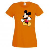 Дамска тениска Mickey Mouse 6 .Подарък,Изненада,, снимка 6 - Тениски - 36526483