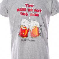 Нова мъжка тениска с трансферен печат Two Beer or not Two Beer, бири, алкохол, снимка 1 - Тениски - 28263499