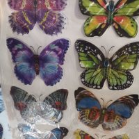 5D 8 бр пеперуди pvc стикер стикери за стена и мебели украса декор, снимка 4 - Други - 35596309