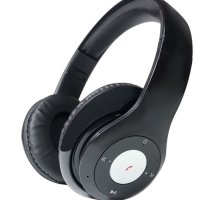 Сгъваеми Bluetooth слушалки черни, снимка 1 - Слушалки и портативни колонки - 43426094