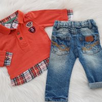 Детска  блуза-риза 3-6 месеца, снимка 9 - Панталони и долнища за бебе - 38099183