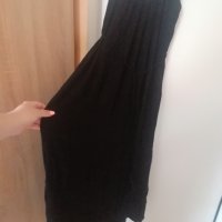 H&M дълга черна рокля, снимка 2 - Рокли - 40587982