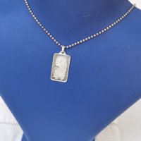 Сребърен Швейцарски Медальон, снимка 2 - Колиета, медальони, синджири - 33623431