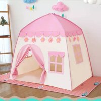 Забавна,Приказна детска палатка къща с прозорчета  за  принцеси👸 за щури игра и забавления , снимка 6 - Мебели за детската стая - 32887096