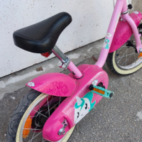 Детски велосипед 500 unicorn, 14инча, за деца от 3 до 5 години, Decathlon,розов, снимка 3 - Велосипеди - 44925372