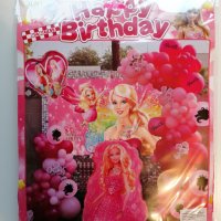 Комплект украса за рожден ден Барби, снимка 1 - Други - 43145539